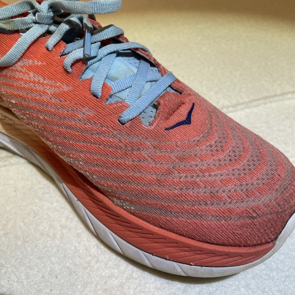 Hoka One One Mach 5 Shoes Women's Size 8.5B Orange Running Training‎ Comfort - Picture 4 of 10